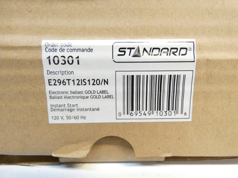 STANDARD E296T12IS120/N 10301 120V 1.12A NSMP