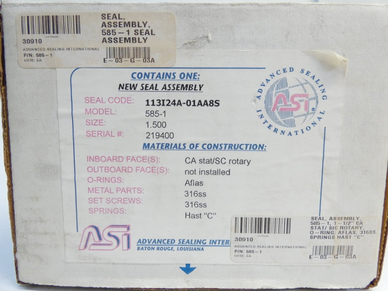 ASI 585-1 1.500" NSMP