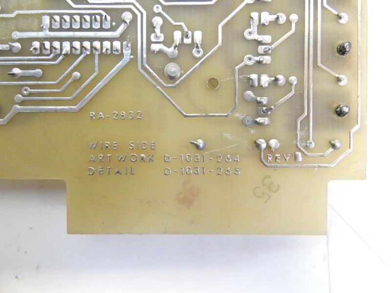 CIRCUIT BOARD RA-2832 D-1031-264 REV. B UNMP