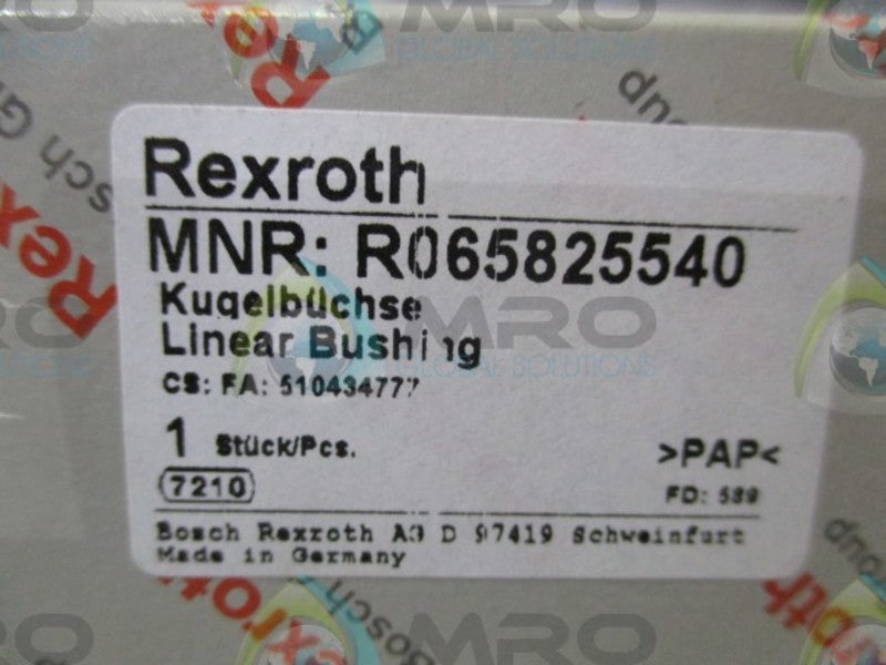 REXROTH R065825540 LINEAR BUSHING  NSMP
