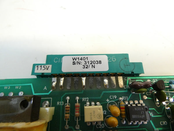 CIRCUIT BOARD W1401 NC-1 115V UNMP