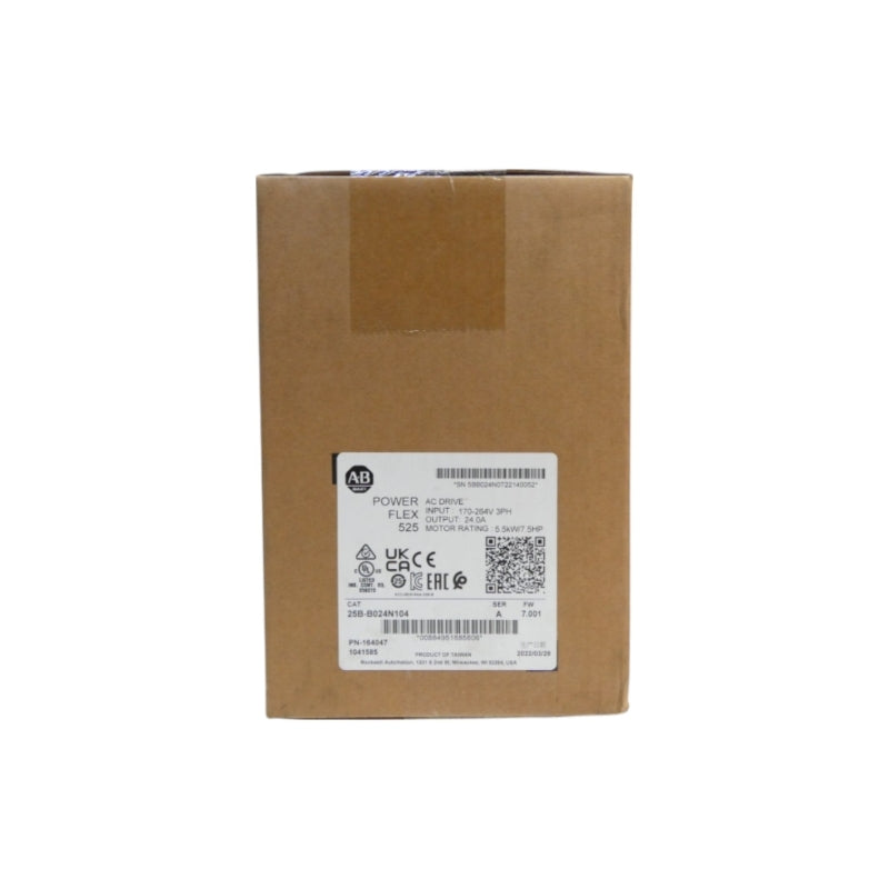 ALLEN BRADLEY 25B-B024N104 SER. A F/W 7.001 170-264V 24.0A DATE: 2022 NSFS