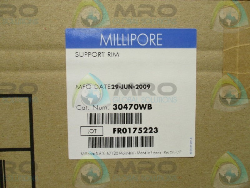 MILLIPORE S30470WB SUPPORT RIM NSMP