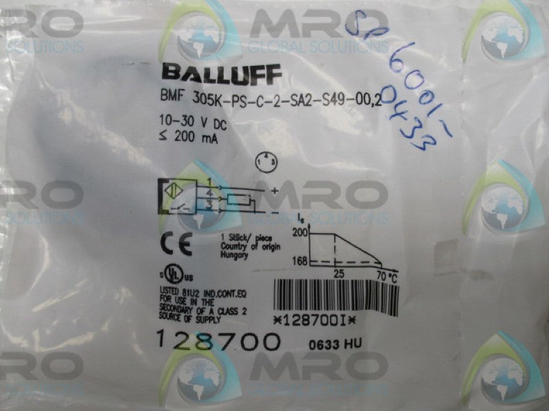 BALLUFF BMF305K-PS-C-2-SA2-S49-00,2 MAGNETIC FIELD SENSOR  NSMP