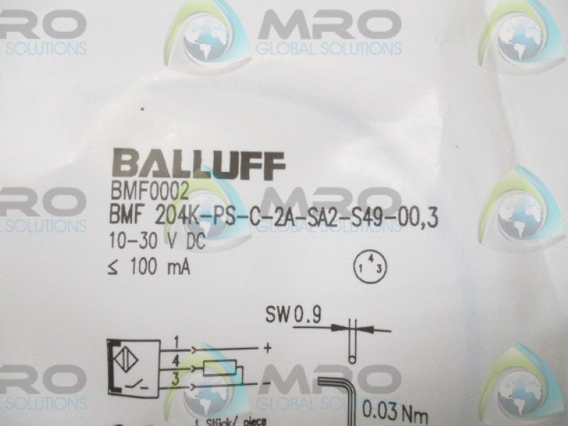 BALUFF BMF204K-PS-C-2A-SA2-S49-00,3 MAGNETIC FIELD SENSOR  NSMP