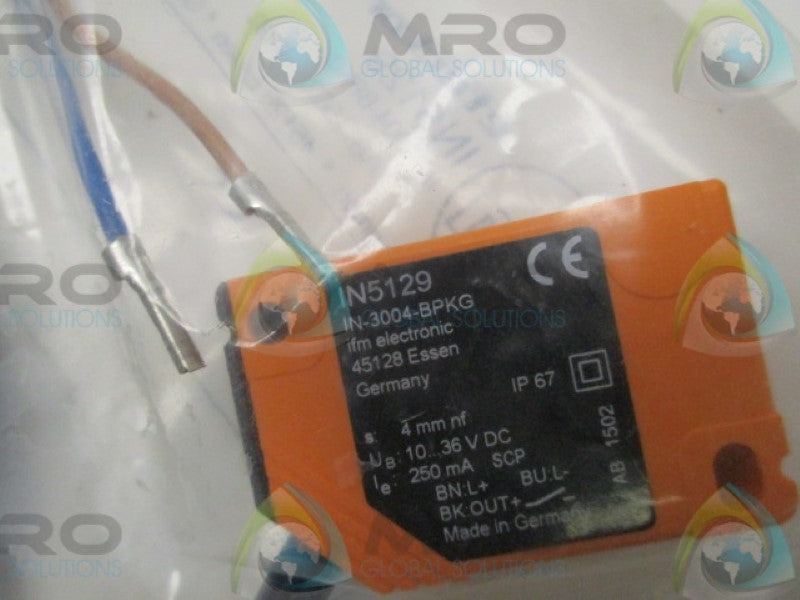 IFM EFECTOR IN5129 INDUCTIVE PROXIMITY SENSOR  NSMP