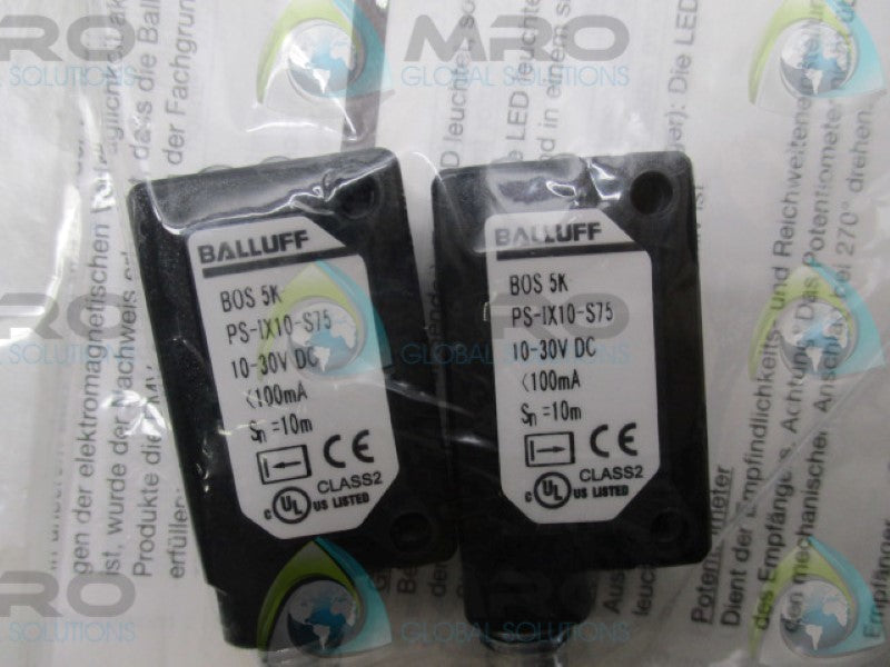 BALLUFF BOS5K-PS-IX10-S75 PHOTOELECTRIC SENSOR * NEW IN FACTORY BAG *
