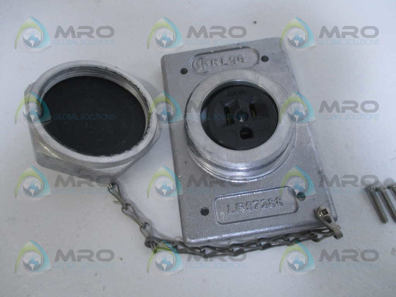 JACKSON POWER & ELECTRIC RL96 RECEPTACLE WITH COVER  NSNP