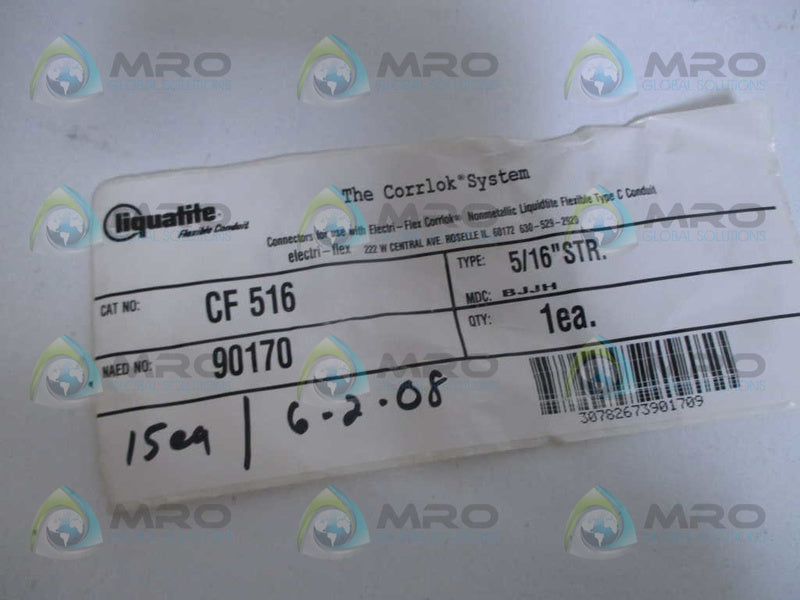 LIQUATITE CF516 CONNECTOR 5/16"  NSNP