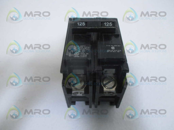 SIEMENS EQ9677 CIRCUIT BREAKER 125A  NSNP