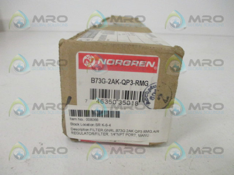 NORGREN B73G-2AK-QP3-RMG REGULATOR NSNP IN A BOX