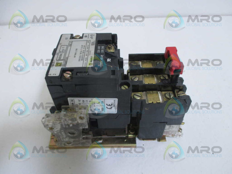 SQUARE D 8502SCO2S CONTACTOR 120V (BROKEN)  UNMP