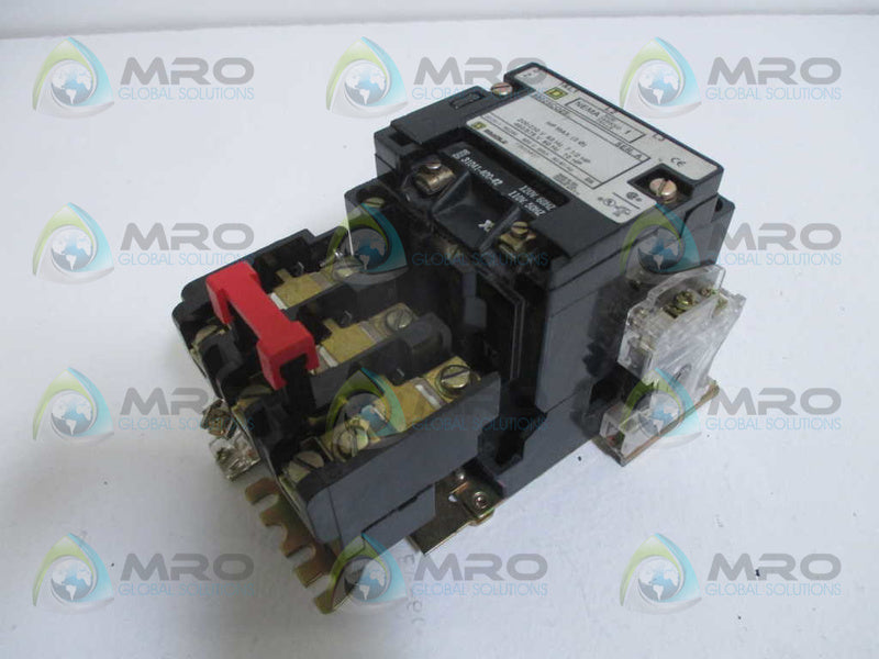 SQUARE D 8502SCO2S CONTACTOR 120V (BROKEN)  UNMP