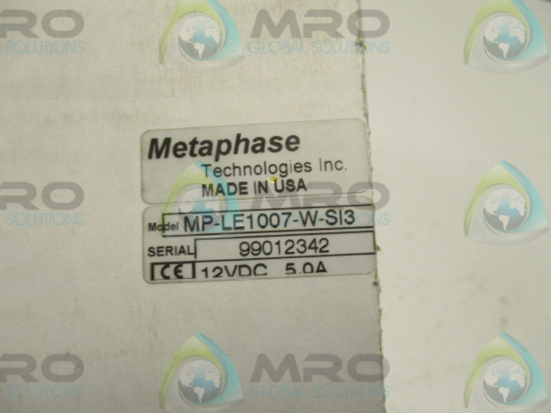METAPHASE MP-LE1007-W-SI3  NSMP