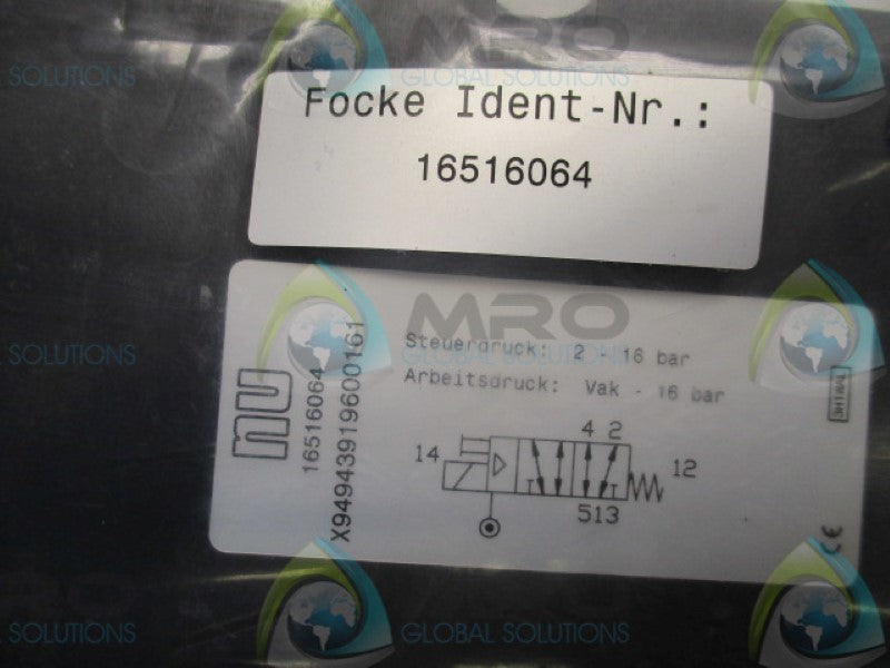 FOCKE 16516064 VALVE 24VDC  NSMP