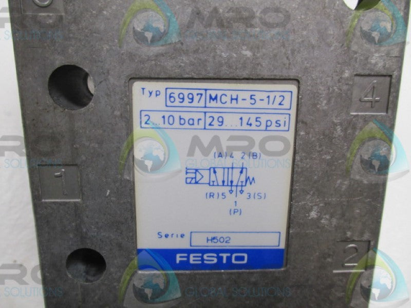 FESTO MCH-5-1/2 SOLENOID VALVE  NSNP