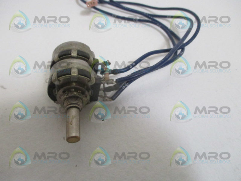 CLAROSTAT D53C1 POTENTIOMETER 10K OHMS  UNMP