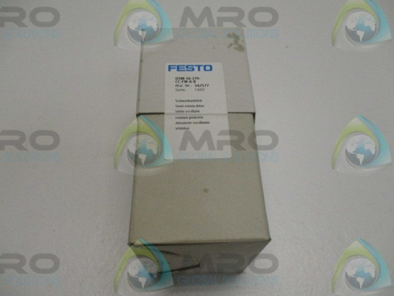 FESTO DSM-16-270-CC-FW-A-B * FACTORY SEALED *