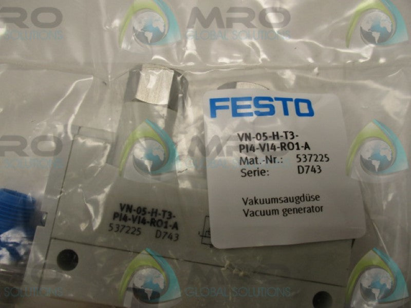 FESTO VN-05-H-T3-PI4-VI4-R01-A VACUUM GENERATOR  NSMP