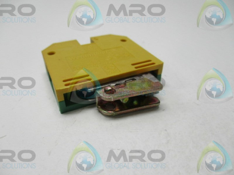WEIDMULLER EK10 TERMINAL BLOCK CLAMPING GREEN/YELLOW  UNMP