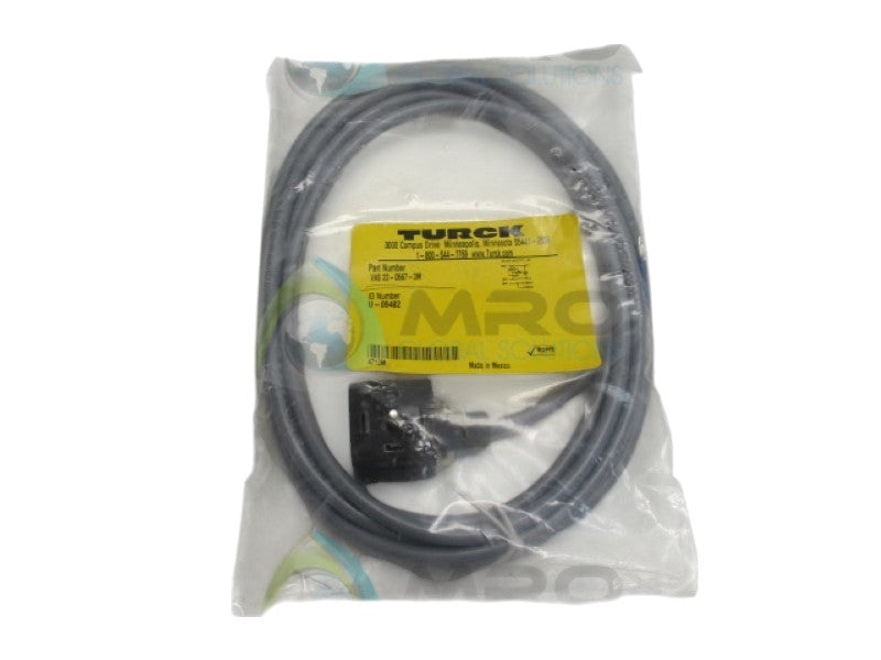 TURCK VAS22-D567-3M DIN VALVE PLUG CABLE  NSMP
