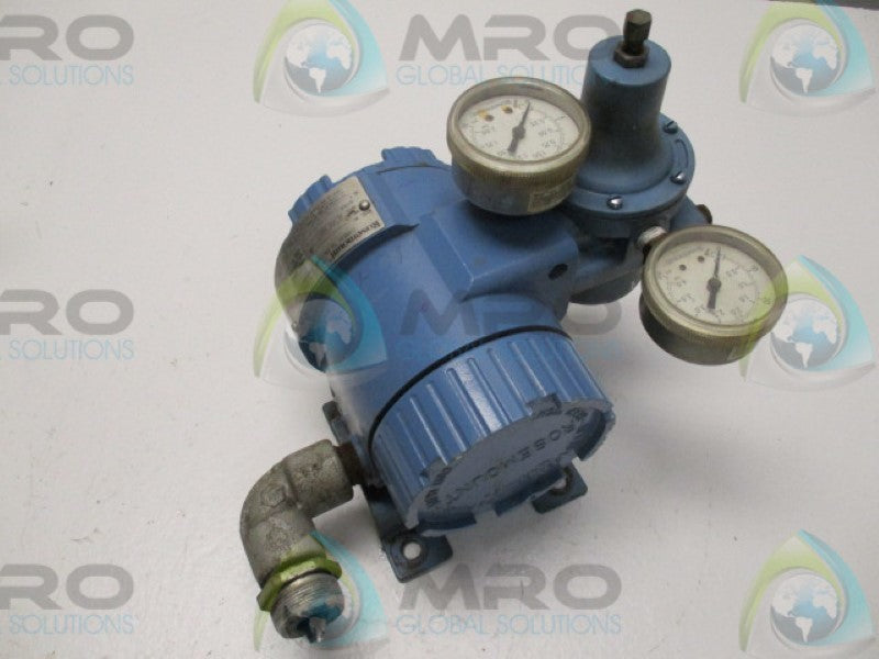 ROSEMOUNT 3311SS1A1B1F1G3G435 PRESSURE TRANSDUCER 3-15PSI 4-20MA  UNMP
