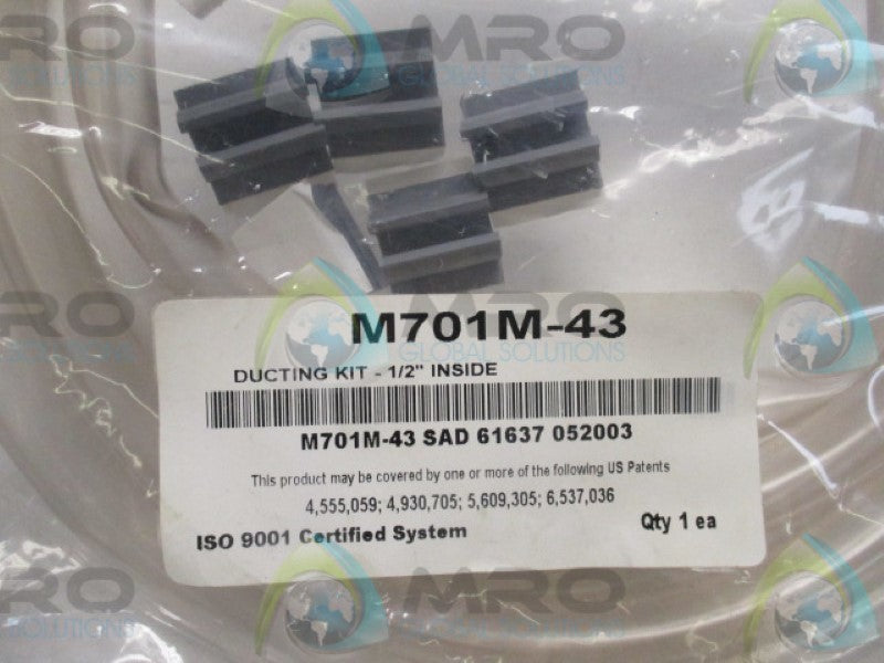 ISO M701M-43 COLD AIR DUCTING KIT 1/2"  NSMP