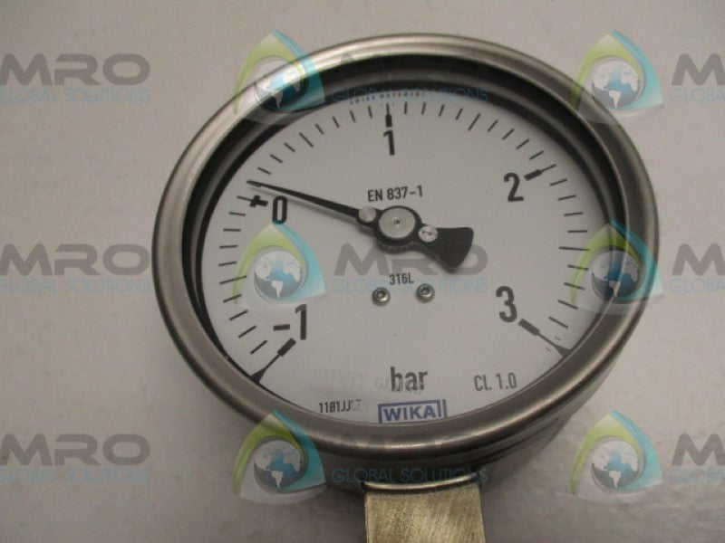 WIKA 990.18 PRESSURE GAUGE -1 TO 3BAR  NSNP