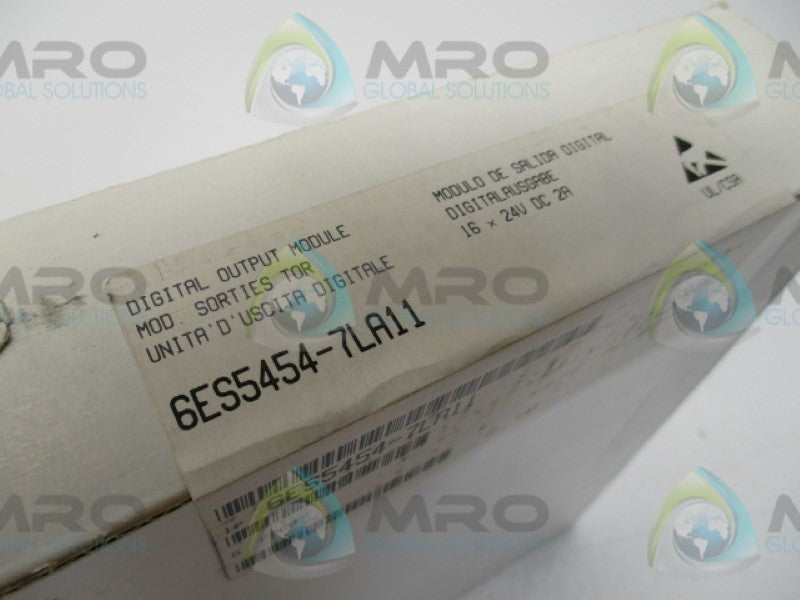 SIEMENS SIMATIC S5 6ES5454-7LA11 DIGITAL OUTPUT MODULE 24VDC   NSFS