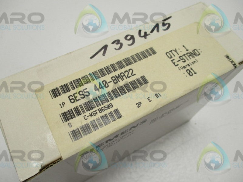 SIEMENS SIMATIC 6ES5440-8MA22 DIGITAL OUTPUT MODULE  NSFS