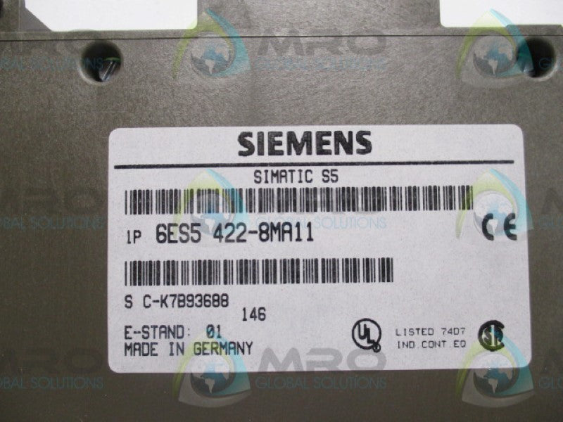 SIEMENS SIMATIC S5 6ES5422-8MA11 DIGITAL INPUT MODULE 24VDC  NSMP