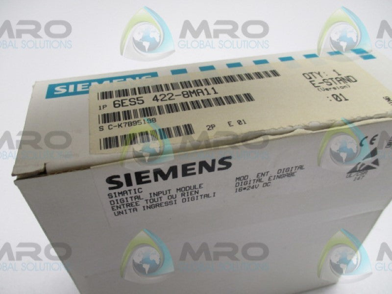 SIEMENS SIMATIC S5 6ES5422-8MA11 DIGITAL INPUT MODULE 24VDC  NSMP