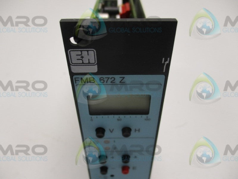 ENDRESS+HAUSER FMB672Z SILOMETER HYDROSTATIC LEVEL MEASUREMENT  NSMP