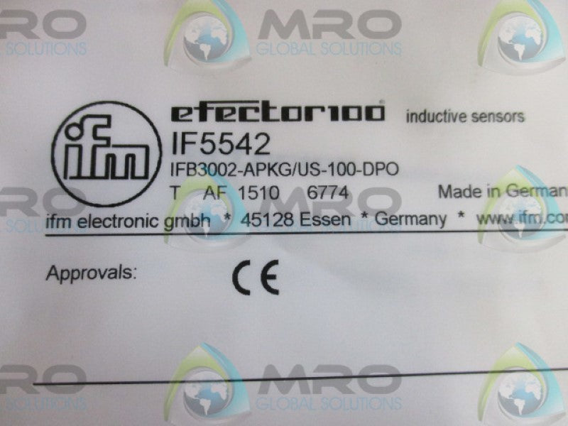 IFM EFECTOR IF5542 INDUCTIVE SENSOR  NSMP