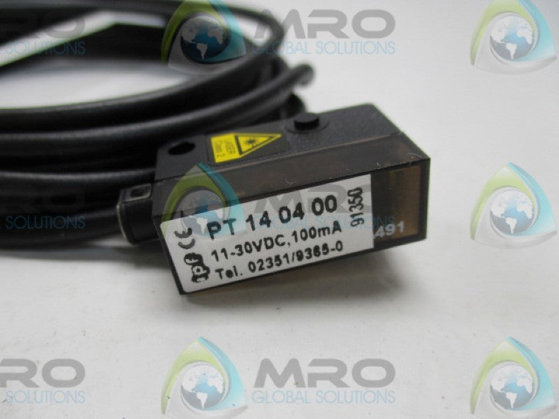 IPF ELECTRONIC PT140400 TASTER LASER SENSOR  NSMP