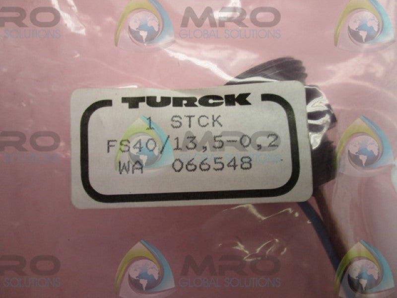 TURCK FS40/13,5-0,2 RECEPTACEL 4P  NSMP