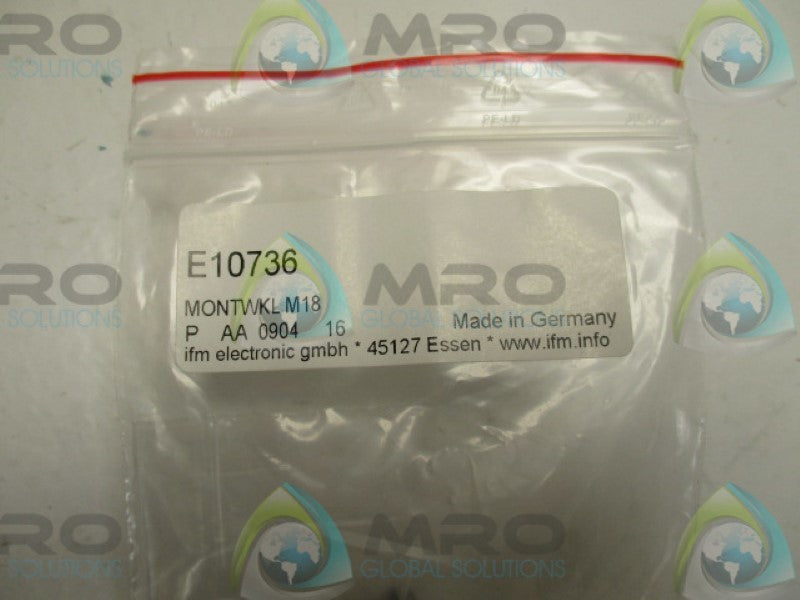 IFM EFECTOR E10736 ANGLED BRACKET  NSMP