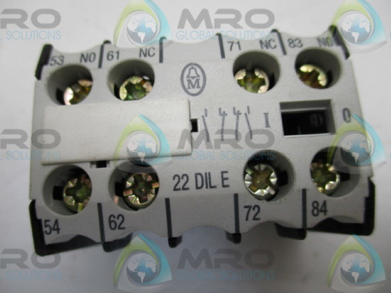 KLOCKNER MOELLER 22DILE AUXILIARY CONTACT  NSNP