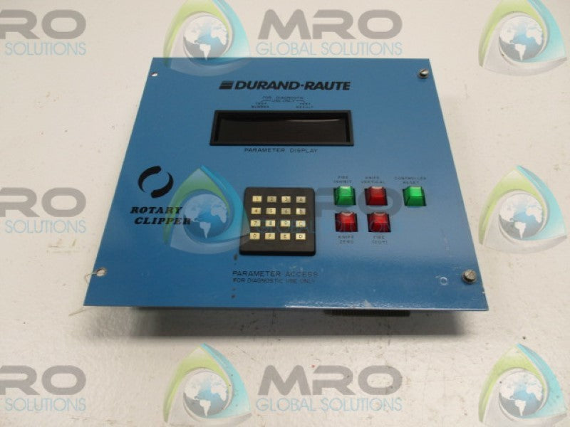 DURAND-RAUTE NOVAX MD267F PARAMETER DISPLAY  UNMP