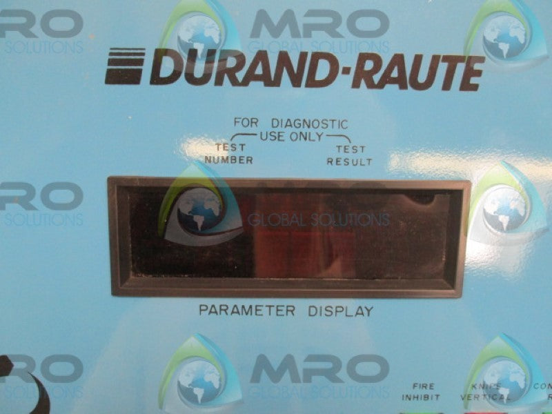 DURAND-RAUTE NOVAX MD267F PARAMETER DISPLAY  UNMP
