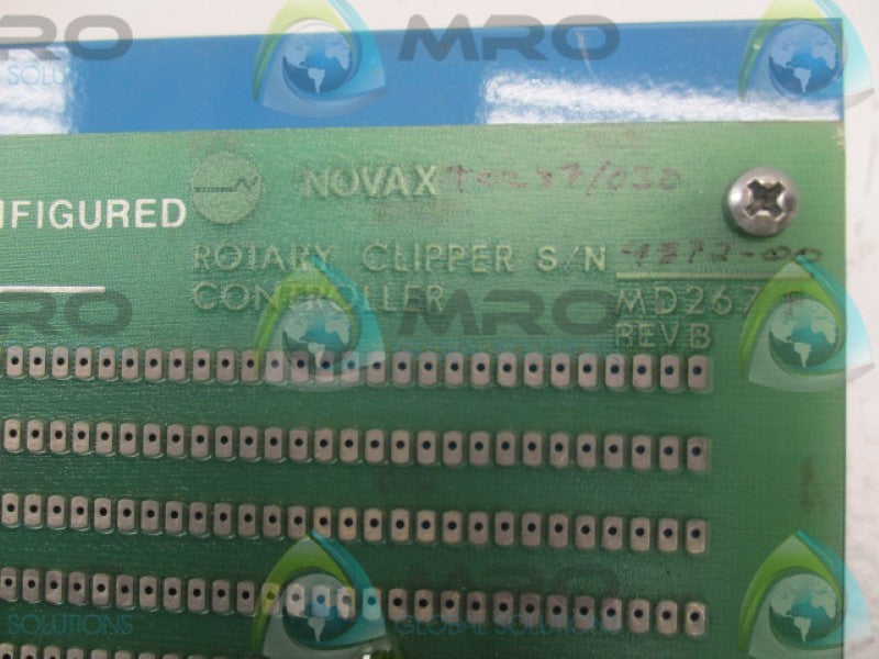 DURAND-RAUTE NOVAX MD267F PARAMETER DISPLAY  UNMP