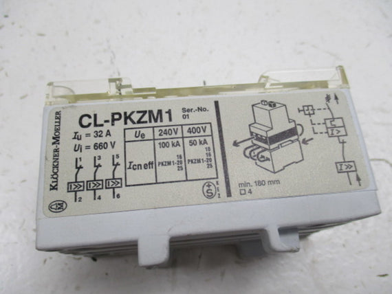 KLOCKNER MOELLER CL-PKZM1 CURRENT LIMITER 32AMP 6.0KV 400V  UNMP
