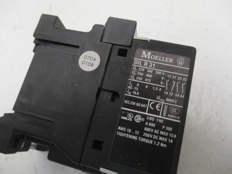 KLOCKNER MOELLER DILR31 CONTACTOR 230/240V  NSNP