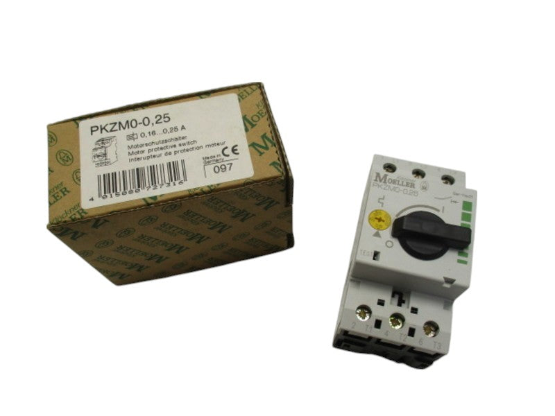KLOCKNER MOELLER PKZM0-0,25 MANUAL MOTOR CONTROLLER 0,16-0,25A  NSMP