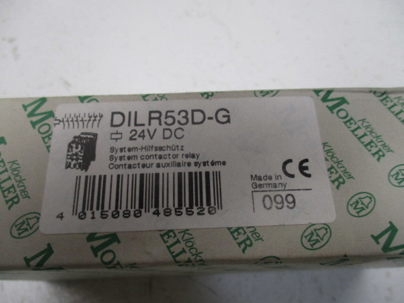 KLOCKNER MOELLER DILR53D-G-24VDC CONTACTOR 24VDC  NSMP