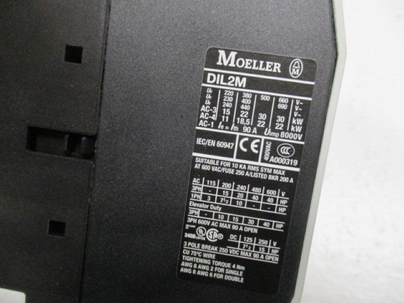 KLOCKNER MOELLER DIL2M-220V/50HZ-240V/60HZ CONTACTOR  NSMP
