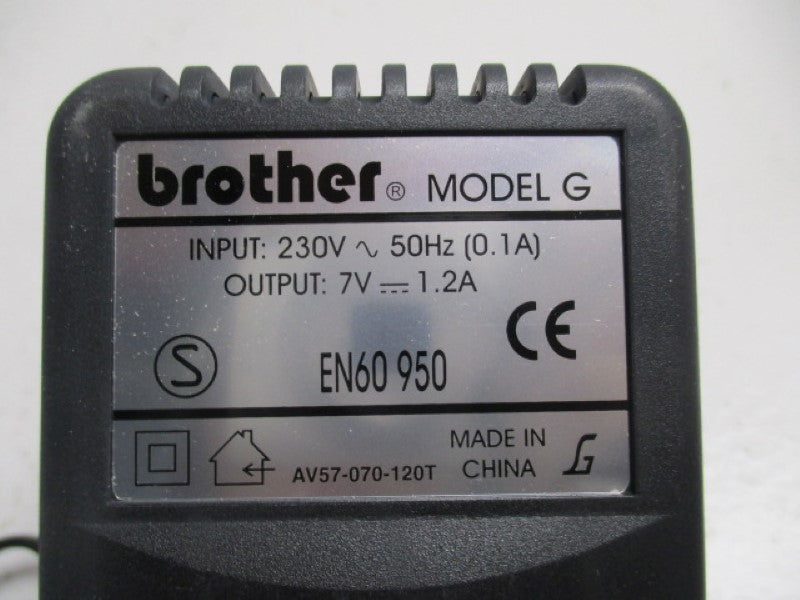 BROTHER MODEL G CHARGER ADAPTER 230V 1.2A   NSMP