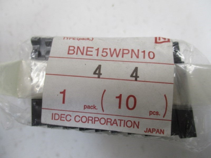 IDEC BNE15WPN10 END PLATE (PKG OF 10)  NSMP