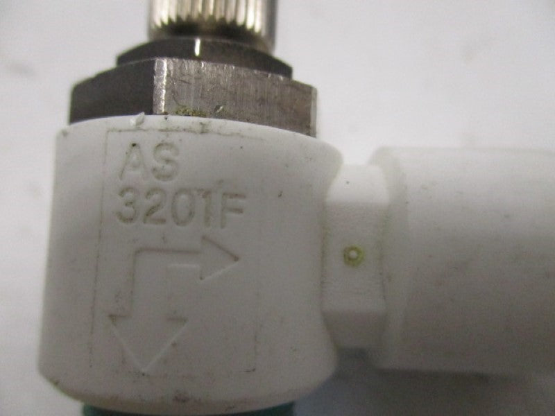 SMC AS3201F FLOW CONTROL VALVE ELBOW WITH FITING 10  UNMP