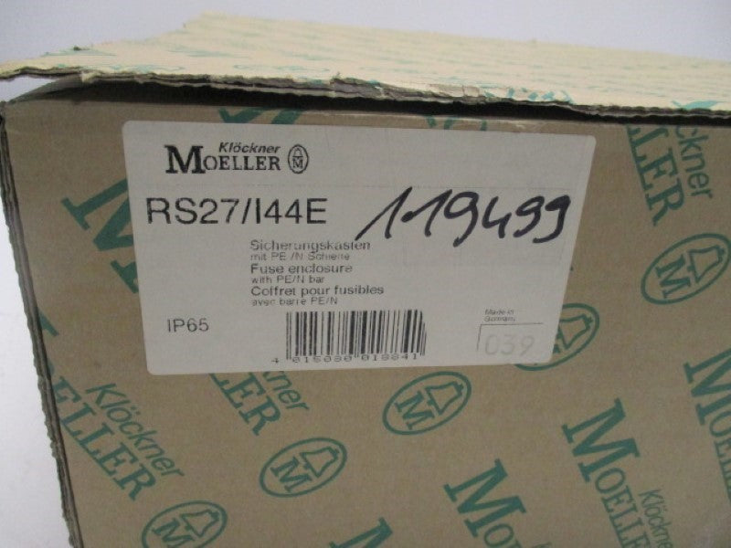 KLOCKNER MOELLER RS27/I44E FUSE ENCLOSURE  NSMP